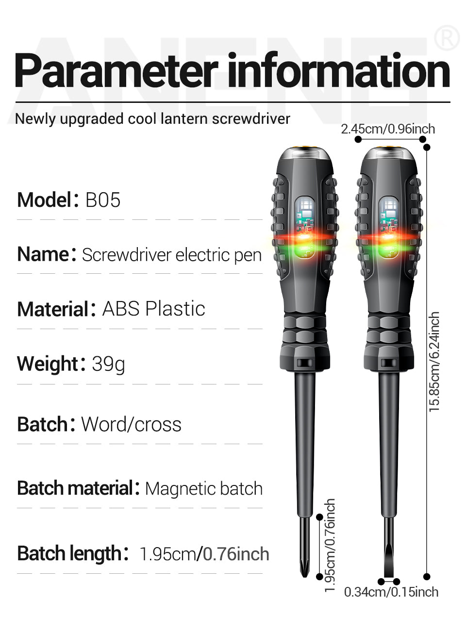 ANENG B05 Word/cross Screwdrivers
