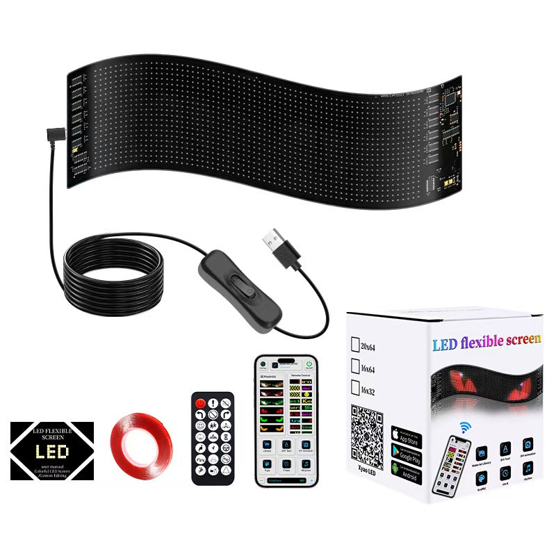 eyes car interior light flexible screen Universal LED matrix pixel panel