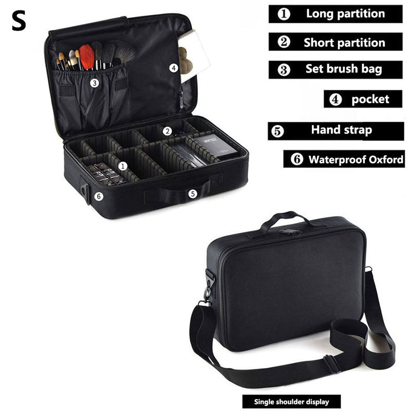 Professional Makeup Case Female Travel Big