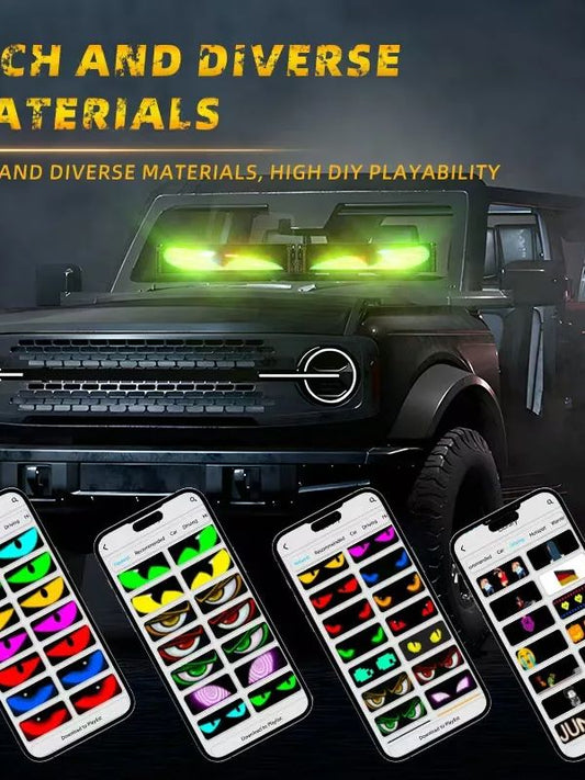 eyes car interior light flexible screen Universal LED matrix pixel panel