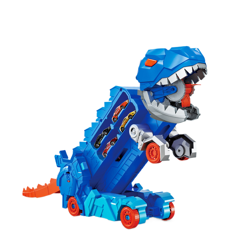 Large truck dinosaur transport vehicle