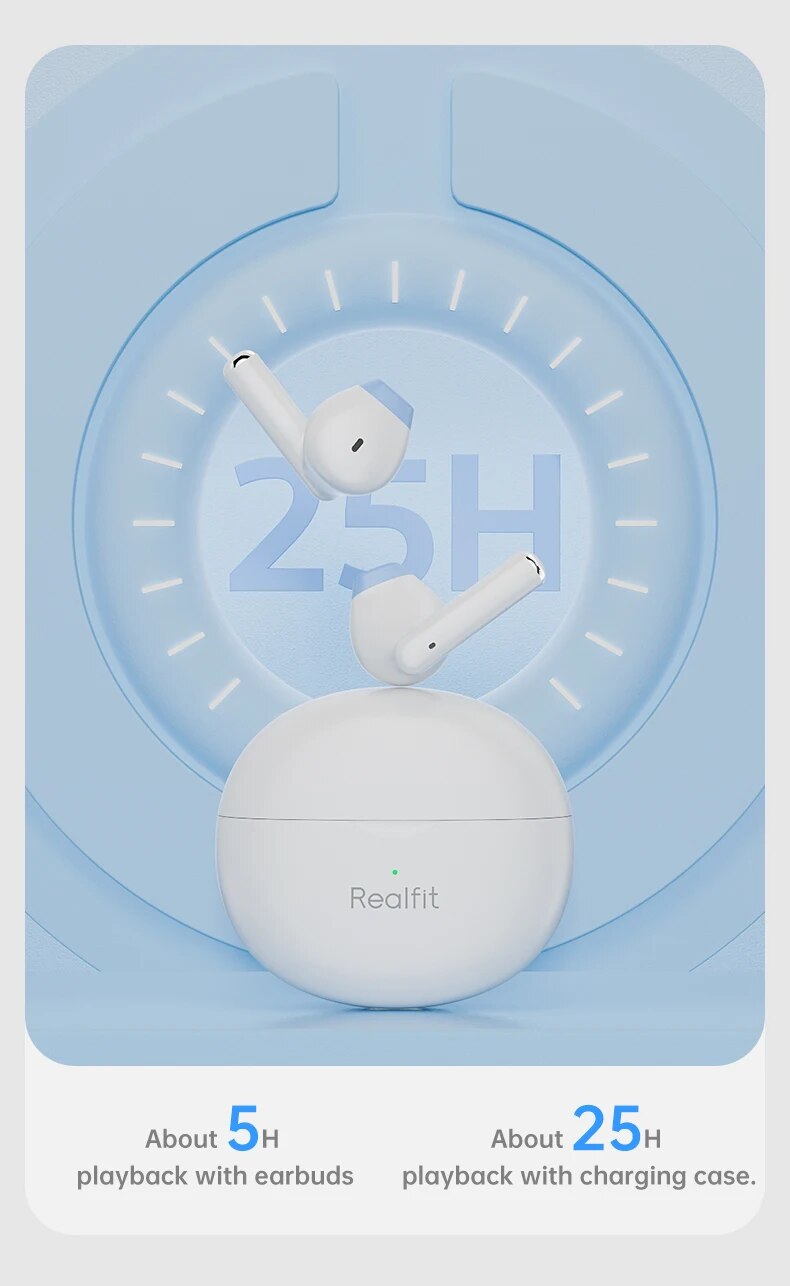 Realfit F2 Bluetooth Earphone Excellent HIFI Quality