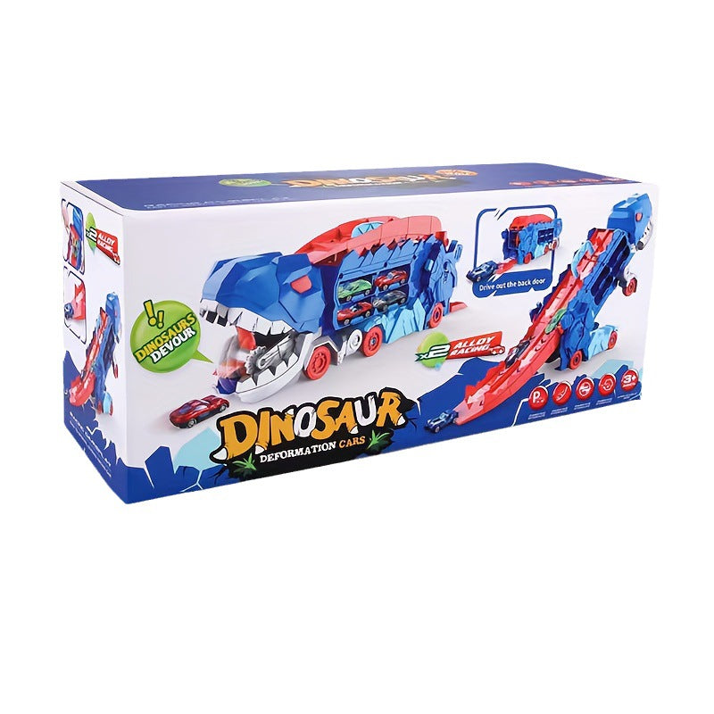 Large truck dinosaur transport vehicle