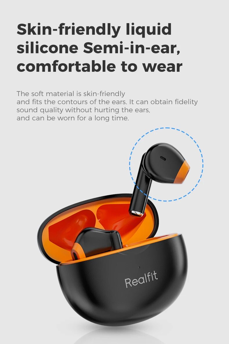 Realfit F2 Bluetooth Earphone Excellent HIFI Quality