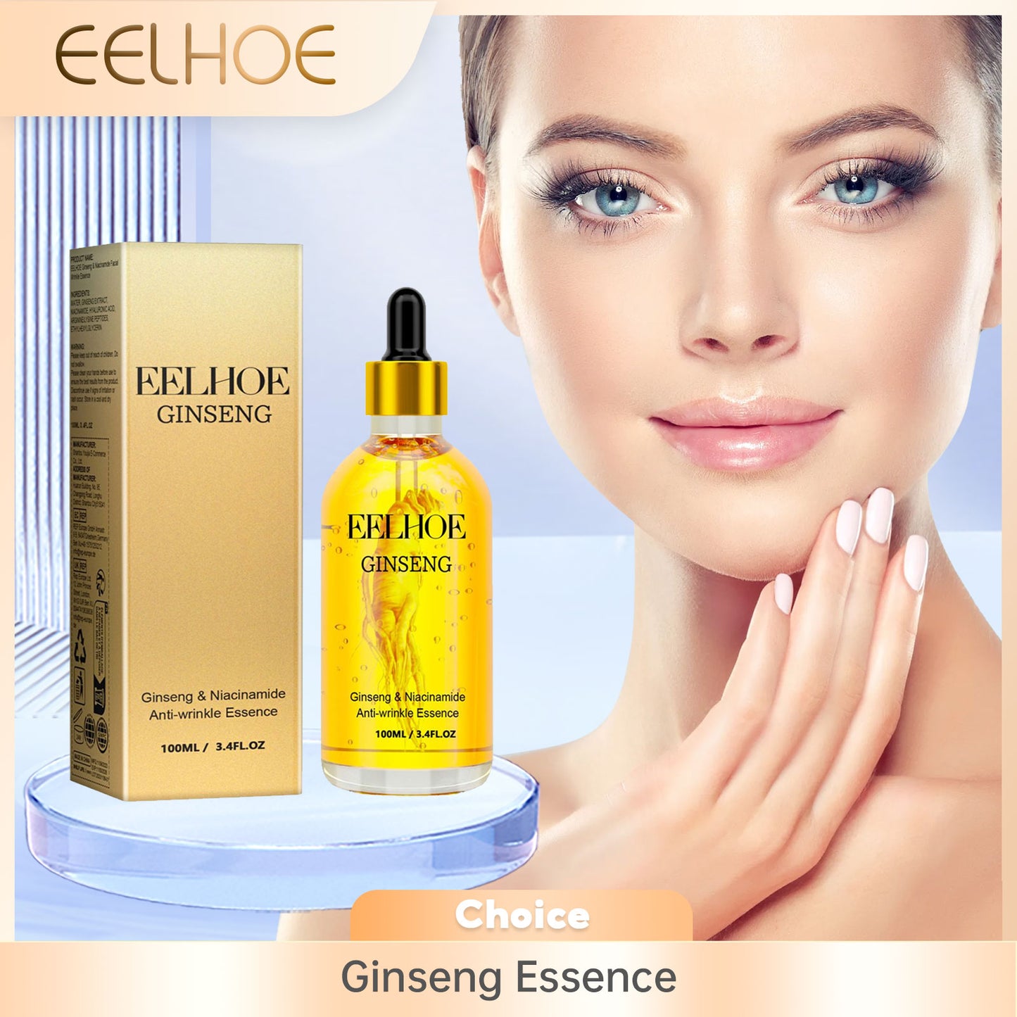 EELHOE Ginseng Essence for Skin Tightening Rejuvenate the Face