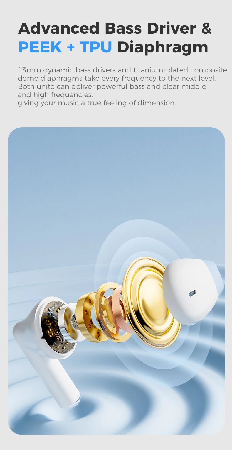 Realfit F2 Bluetooth Earphone Excellent HIFI Quality